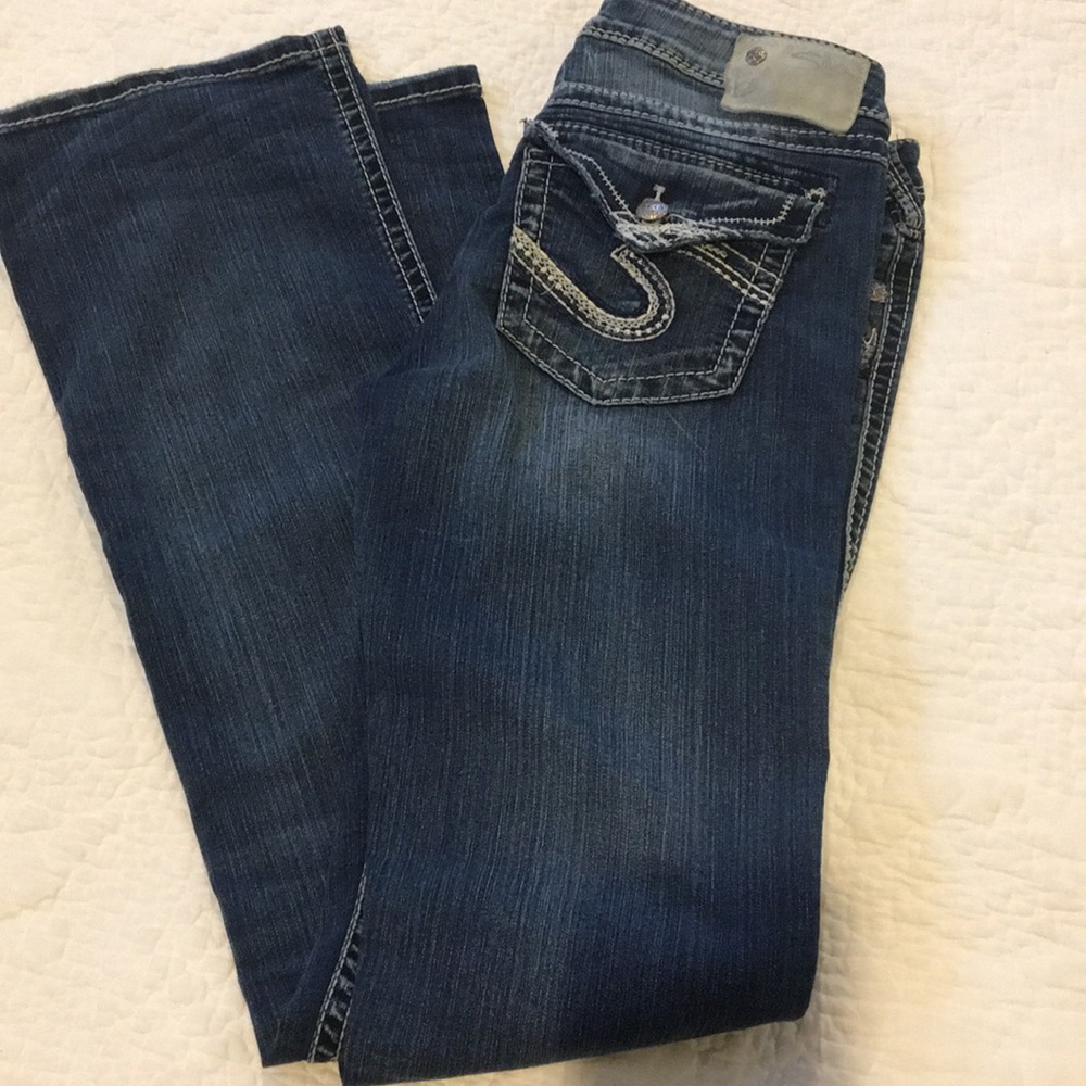 Silver jeans